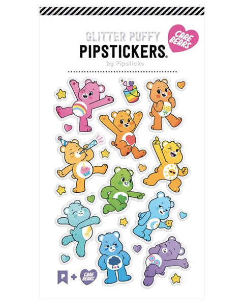 PipStickers - Care Bears Rainbow Friends Glitter Puffy Stickers