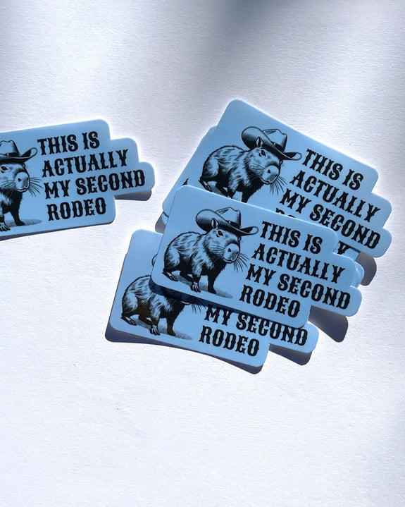 Carla Adams - Second Rodeo Vinyl Sticker