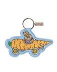 Magpie X Richard Scarry - Key Charm - Carrot Car