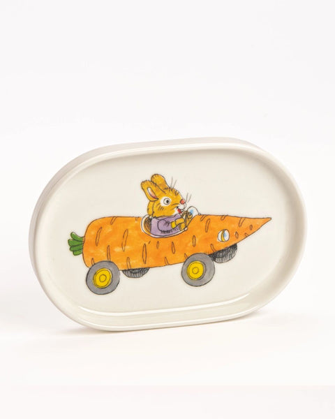 Magpie x Richard Scarry - Trinket Dish - Carrot Car