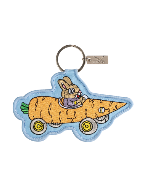 Magpie X Richard Scarry - Key Charm - Carrot Car