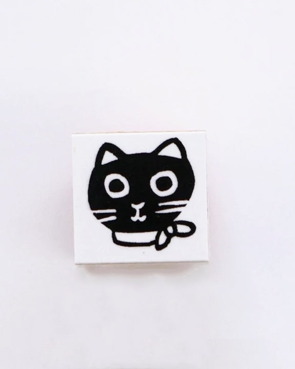 Yumi Kitagishi x Sanby - Gyugyu Stamp - Black Cat