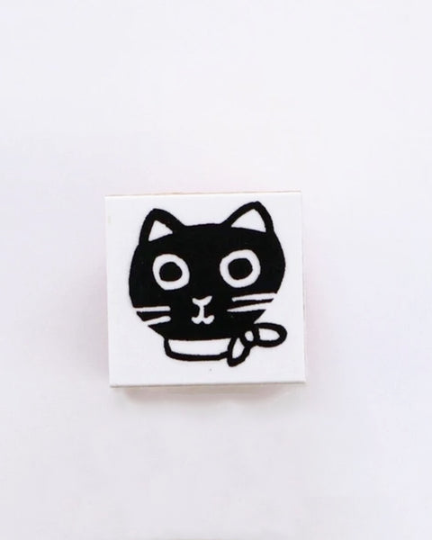 Yumi Kitagishi x Sanby - Gyugyu Stamp - Black Cat