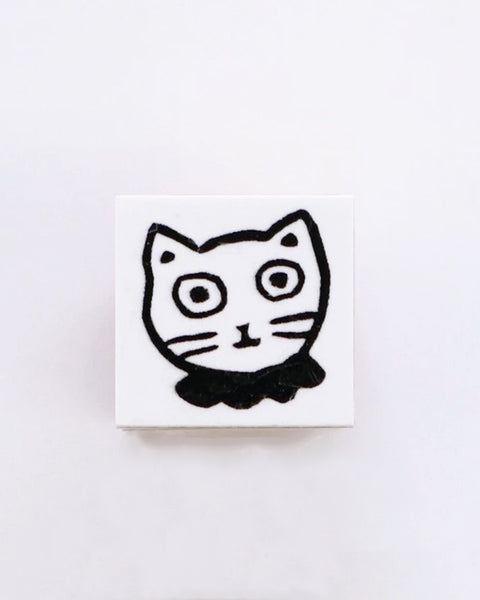 Yumi Kitagishi x Sanby - Gyugyu Stamp - White Cat