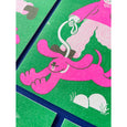 YUK FUN - Greetings card - Cat Walking Dog