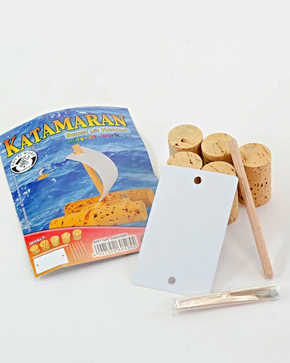 Kids at Work - DIY Cork Catamaran