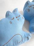 Natali Koromoto - "Perfect Nap" Cat Throw Pillow Set