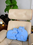 Natali Koromoto - "Perfect Nap" Cat Throw Pillow Set