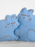 Natali Koromoto - "Perfect Nap" Cat Throw Pillow Set