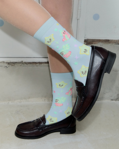 Socks Appeal x Hannah-Michelle Bayley - Caterpillar Nylon Socks