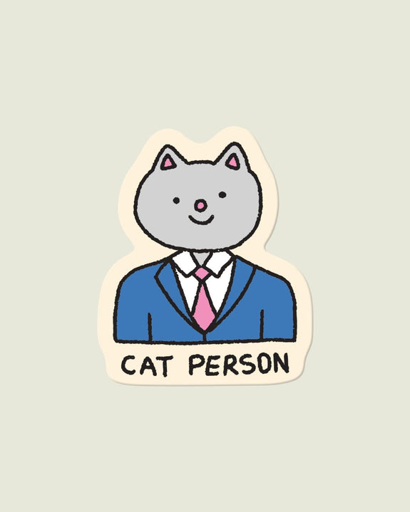 Épée Lapin Studio - Cat Person Sticker
