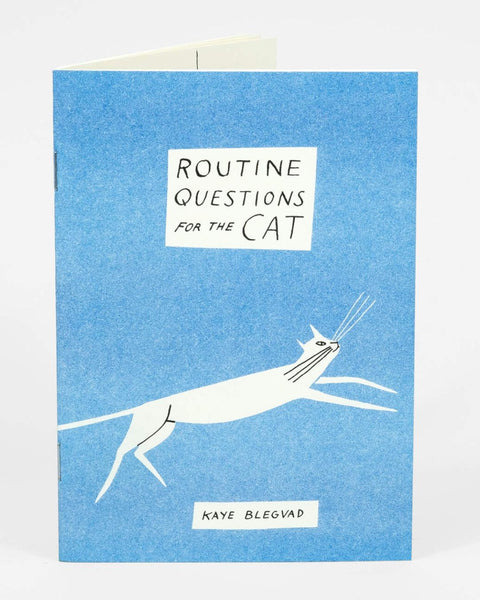 Kaye Blegvad - Riso Printed Zine - Routine Questions For The Cat