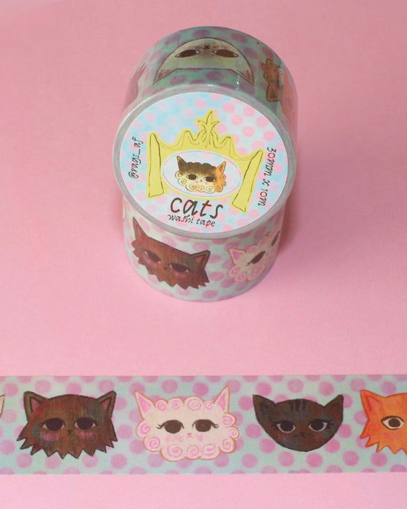 Rags AF - Cats! Washi Tape