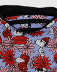 Baggu - Medium Nylon Crescent Bag - Floral Snoopy