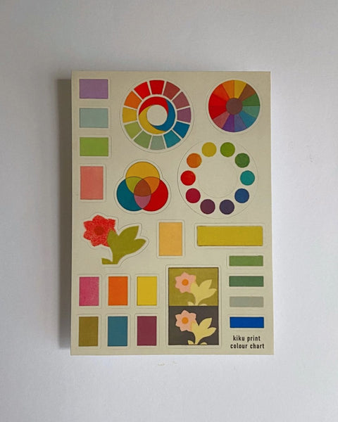 Kiku Print - Sticker Sheet - Colour Cart