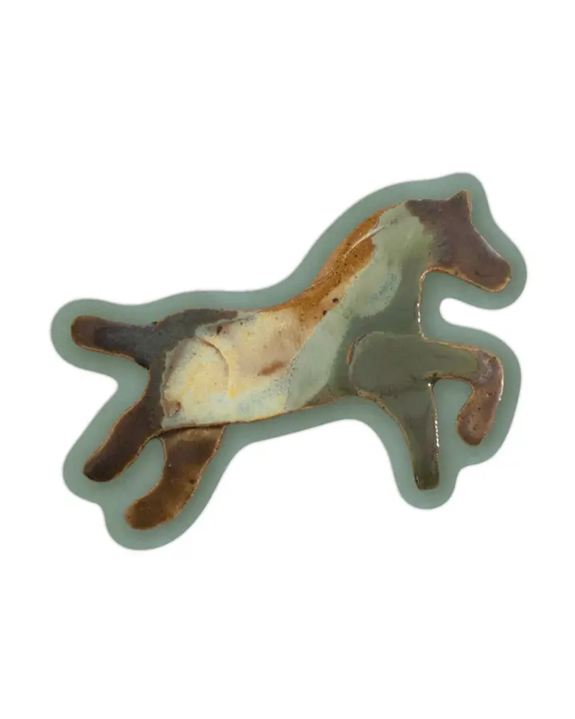 Rags AF - Ceramic Horse Sticker
