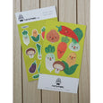 Natamori - Veggies - Sticker Sheet