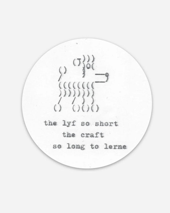 Sandwitch Shop - Chaucer Sticker