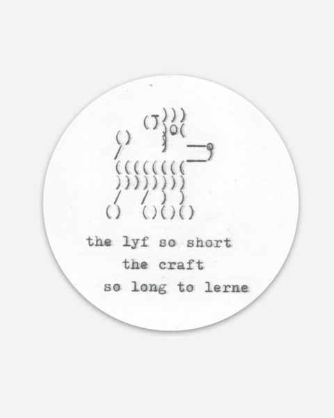 Sandwitch Shop - Chaucer Sticker