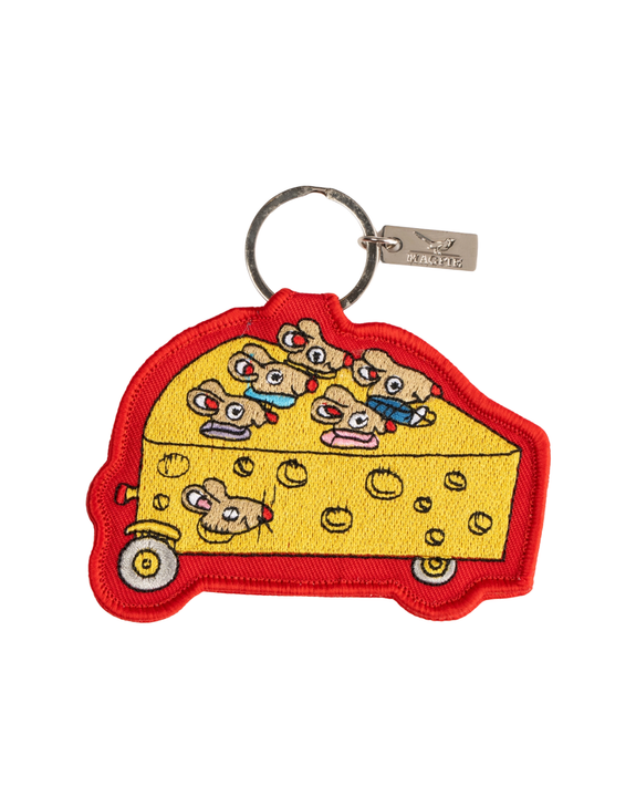 Magpie X Richard Scarry - Key Charm - Cheesecar