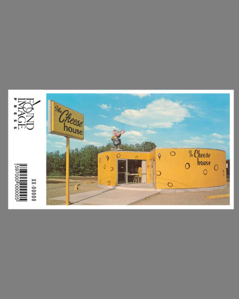 Found Image Press - Cheese House Sticker