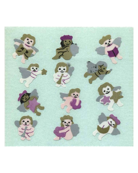 Stickermagic - Tear-off Stickers Square - Cherub Angels