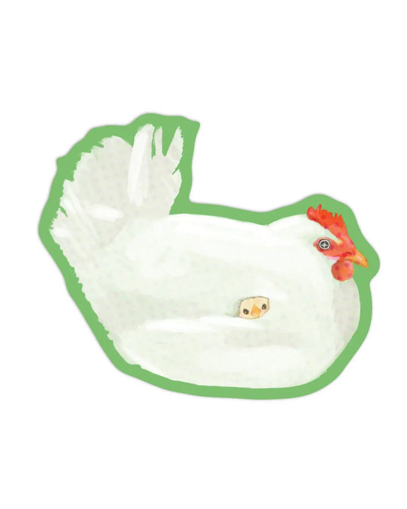 Rags AF - Chicken Mom! Sticker
