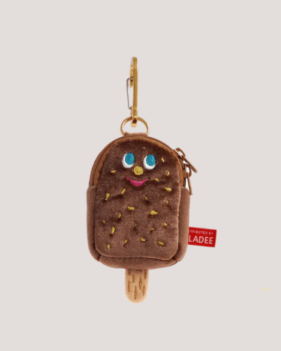 Gladee - Chocolate Nut Ice Cream Bar Mini Case For AirPods