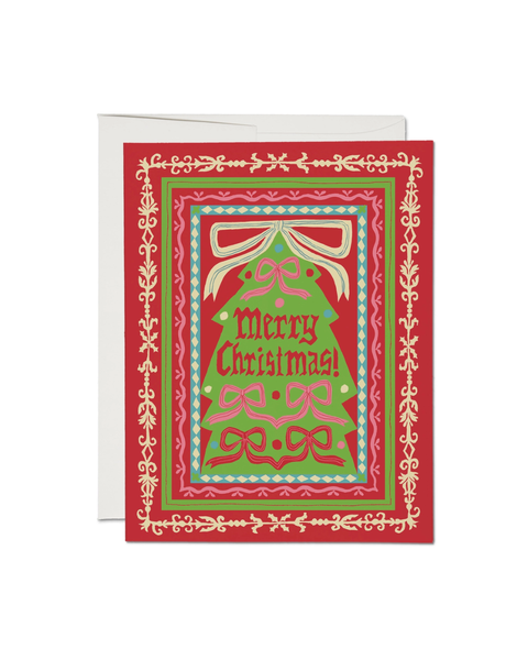 Red Cap Cards - Christmas Stamp Greeting Card