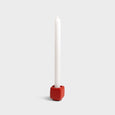 &klevering - Candle Holder - Chunk - Red