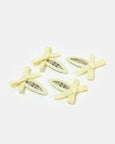 Chunks - Bow Snap Clips in Butter