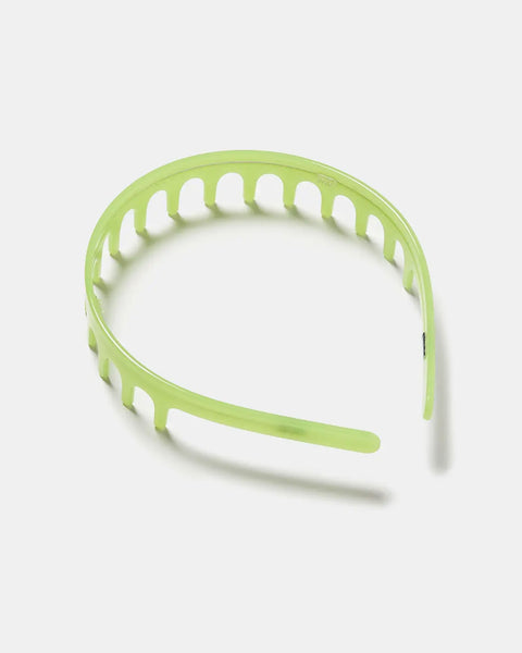 Chunks - Comb Headband in Honeydew