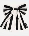 Chunks - Silk Bow Barrette in Stripes