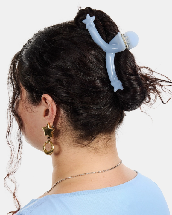 Chunks - Single Star Loop Claw in Baby Blue
