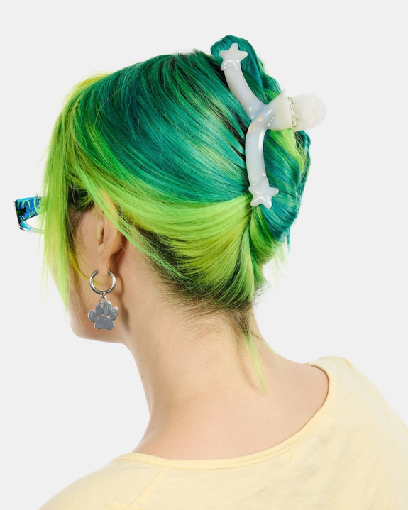 Chunks - Single Star Loop Claw in Opal