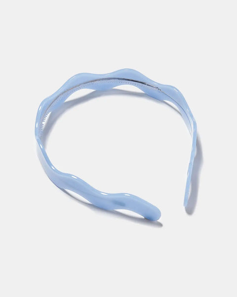 Chunks - Wavy Headband in Periwinkle