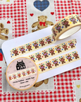 Rodeo Embroidery - Washi Tape - Circus Teddies