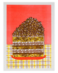 Alice Oehr -Triple Choc Slice Print -(Red) A3