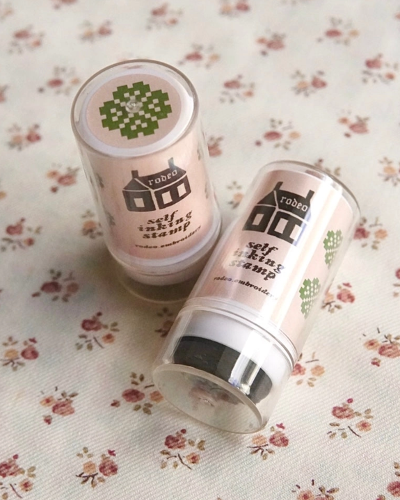 Rodeo Embroidery - Self Inking Stamp - Clover