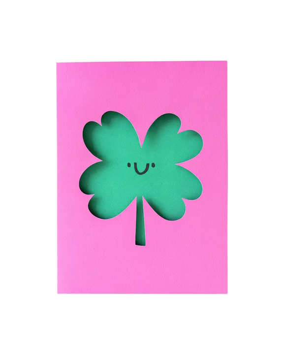 Rumble Cards - Clover Die Cut Card