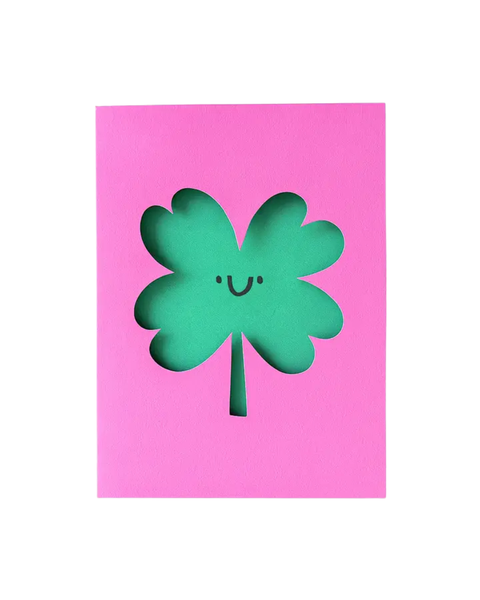 Rumble Cards - Clover Die Cut Card