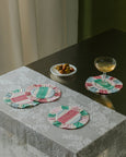 Tarta Gelatina - Ruffled Coaster Set