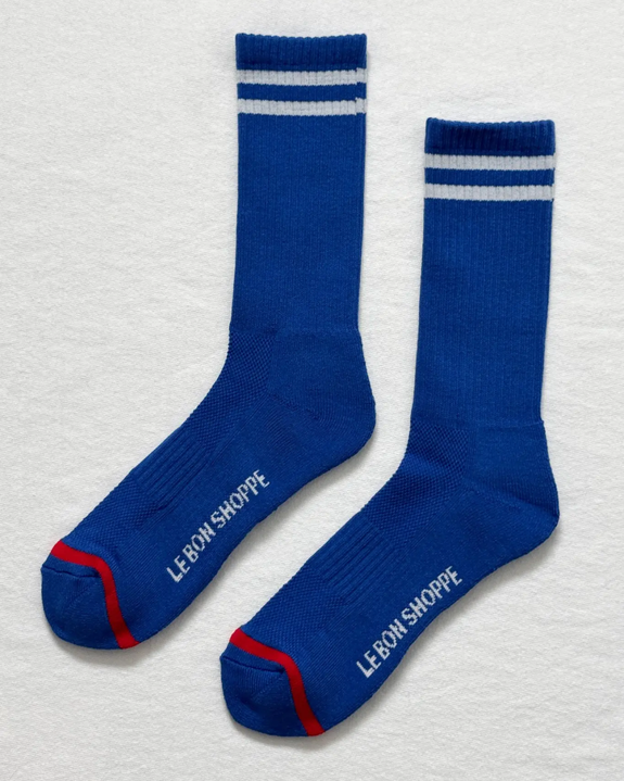 Le Bon Shoppe - Extended Boyfriend Socks - Cobalt