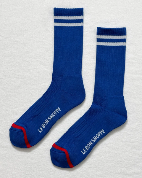 Le Bon Shoppe - Extended Boyfriend Socks - Cobalt