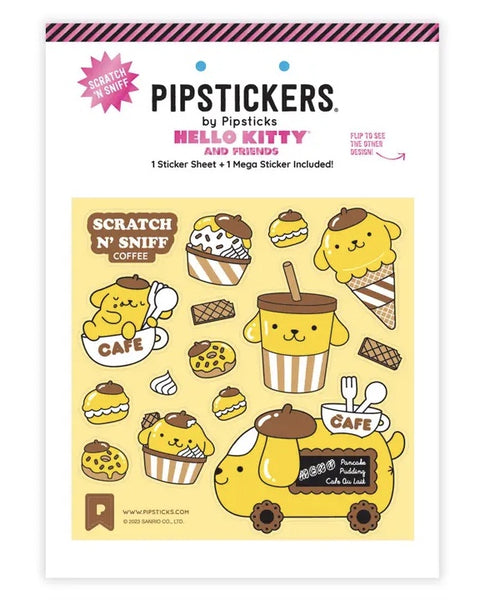 PipStickers - Pompompurin Café Cruiser Scratch 'n Sniff