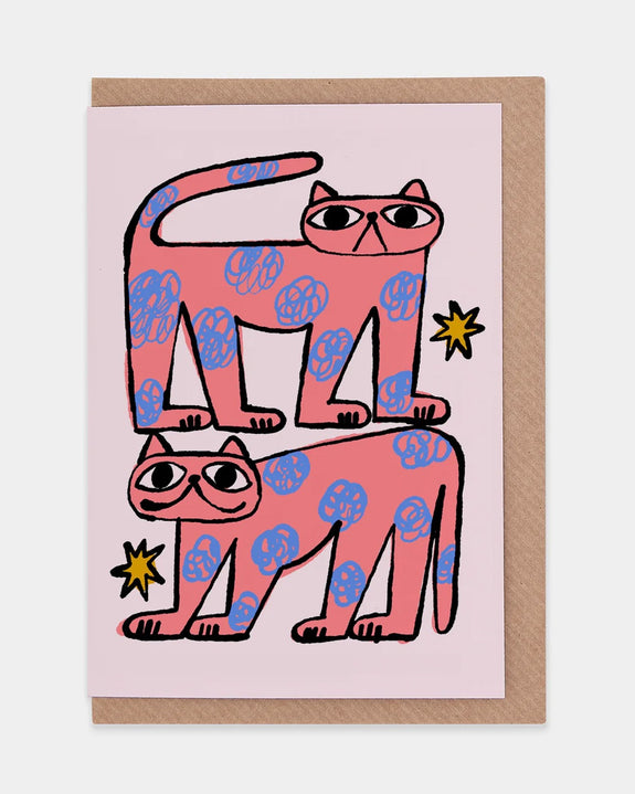 Evermade - Colour Me Cats Greetings Card