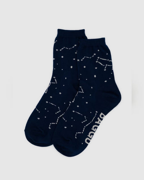 Baggu - Crew Sock - Constellation Midnight