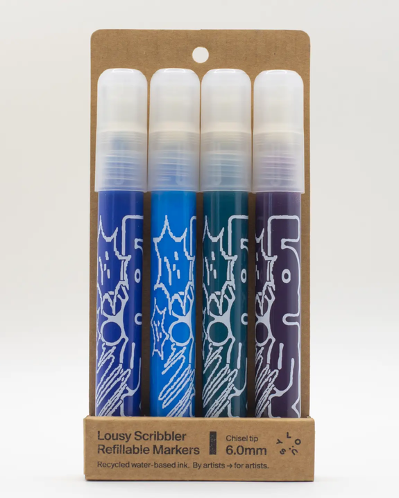 Lousy - Scribbler 4 Pack - COOL — 2mm Bullet