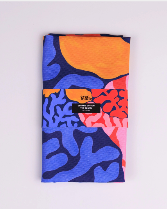 Evermade - Tea Towel - Coral