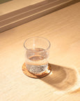 Yod and Co - Round Natural Cork Coasters Set of 4 - Natural